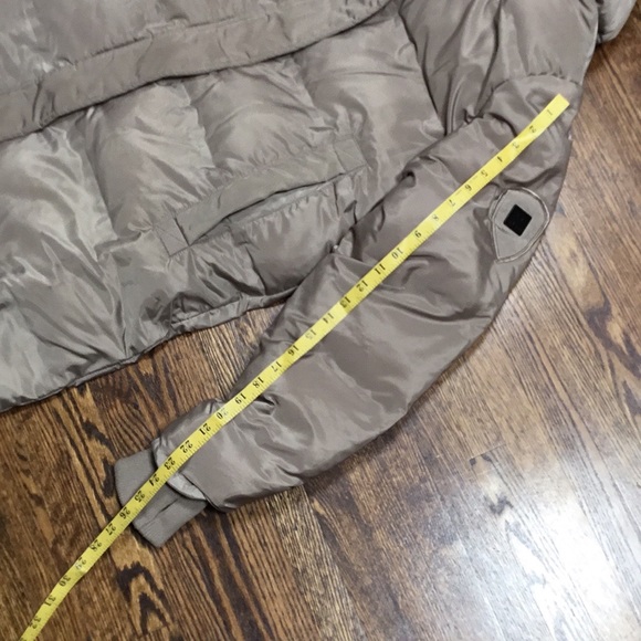 Beige Puffer Coat - Picture 4 of 12